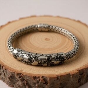 John Hardy Kali Diamond Bracelet in 
925 Sterling Silver